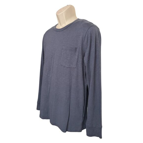 J.Crew Long Sleeve Gray Tee Shirt Size M - Picture 4 of 10